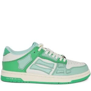AMIRI Mint and White skeltop Sneakers